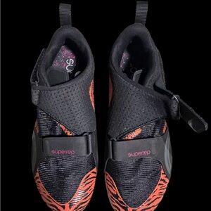 New Nike SuperRep Women's cycling Shoes in Black and Orange size 7